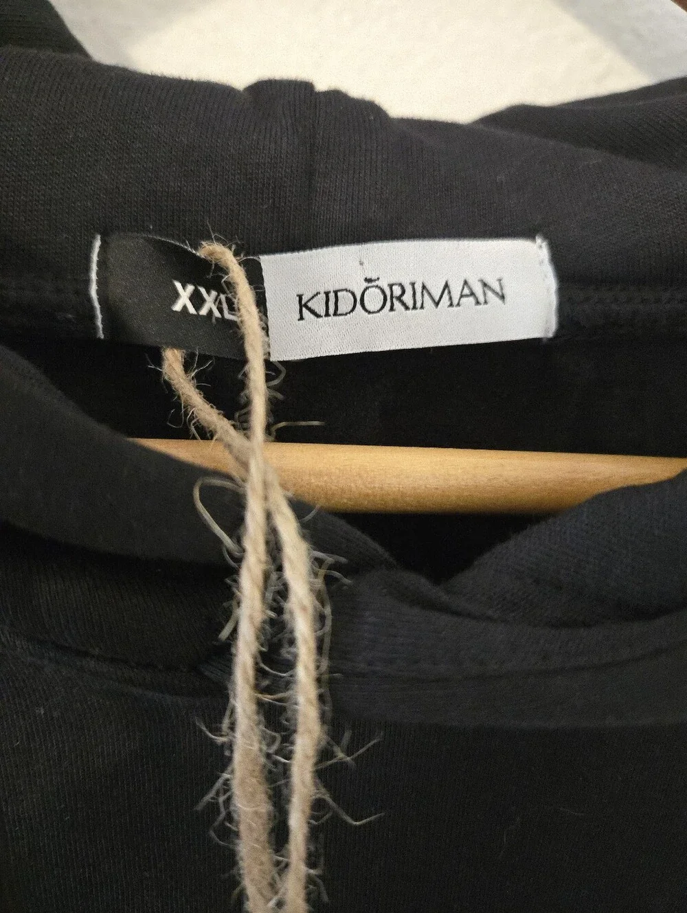 Kidoriman Kujira Whale Mens XXL Embroidered Hoodie NWT Japan Relaxed Kangaroo Po - Picture 3 of 7